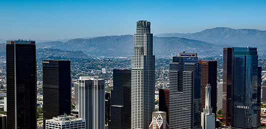 City skyline image